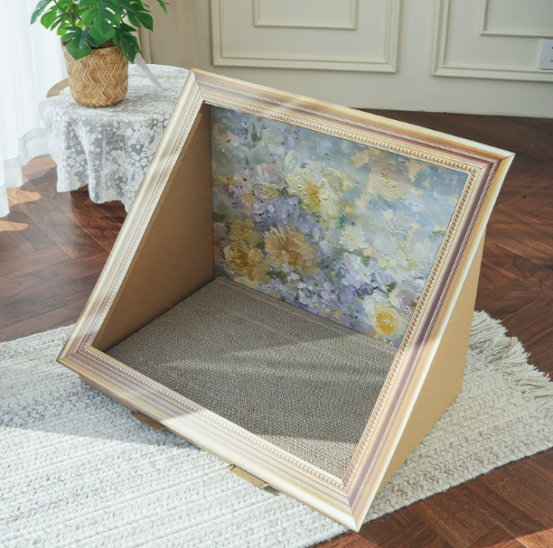 Cat scratching board