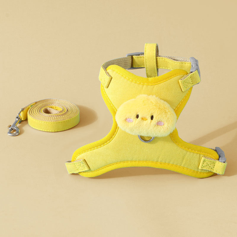 Puppy leash vest type small dog Teddy Bichon Pomeranian special chest strap puppy chain walking dog leash