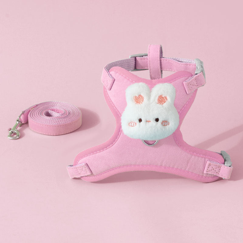 Puppy leash vest type small dog Teddy Bichon Pomeranian special chest strap puppy chain walking dog leash